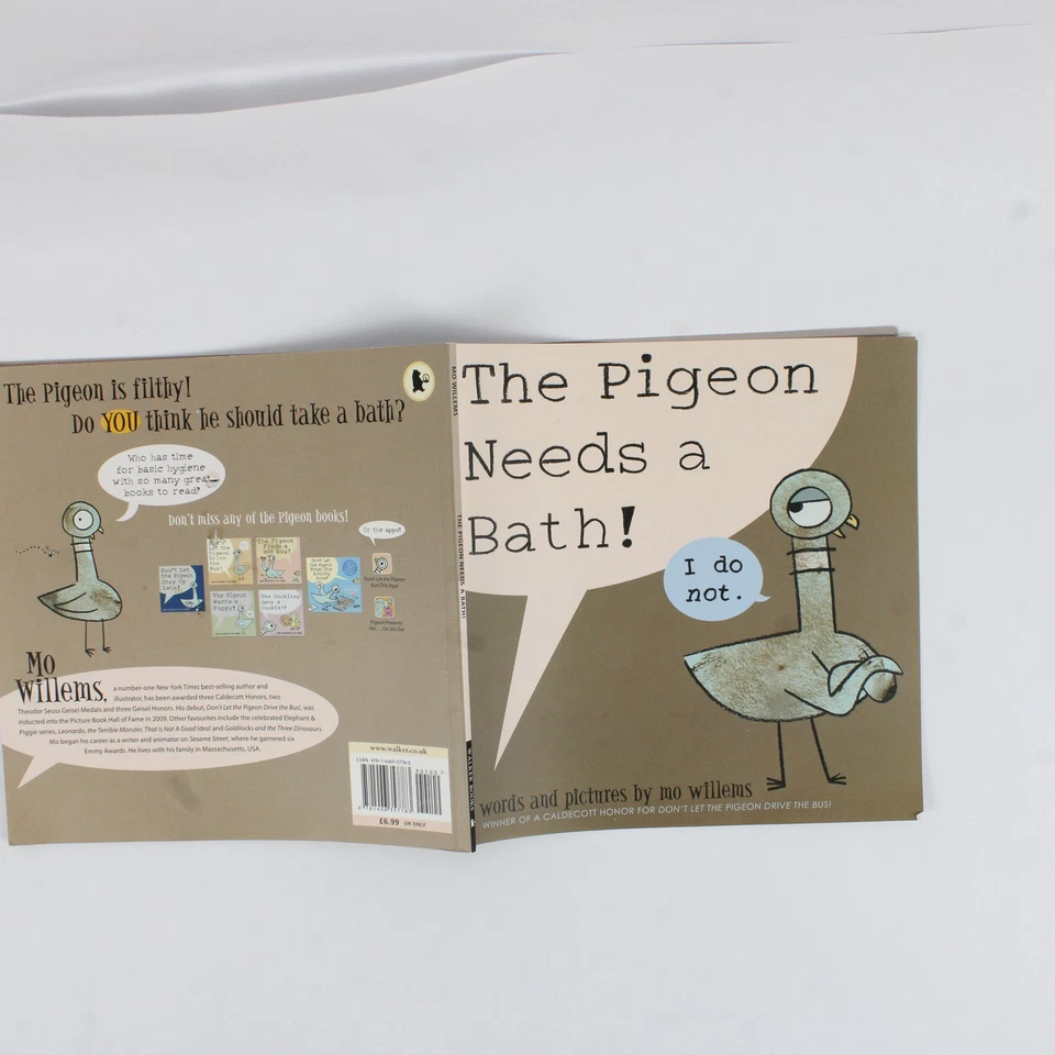 The Pigeon Needs A Bath By Mo Willems 2014 Paperback Walker Books - Image 3 of 4