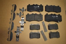 Brembo Brake Pads w Pins Clips Heat Shields Front & Rear Pads SRT8 GC Charger