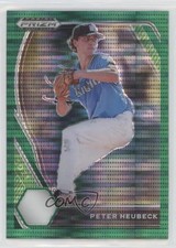 2021 Panini Prizm Draft Picks Green Pulsar Prizm Peter Heubeck #PDP101 0a3