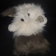Folkmanis Puppets Sheepdog Stage Hand Puppet Very Grey White Fluffy Dog