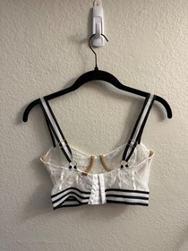 For Love & Lemons Skivvies Julienne Lace Underwire Bra Size XS Intimates Bridal