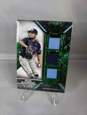 2025 Topps Tier One Tier One Relics Triple Swatch #T1TR-SM Shane McClanahan #/25