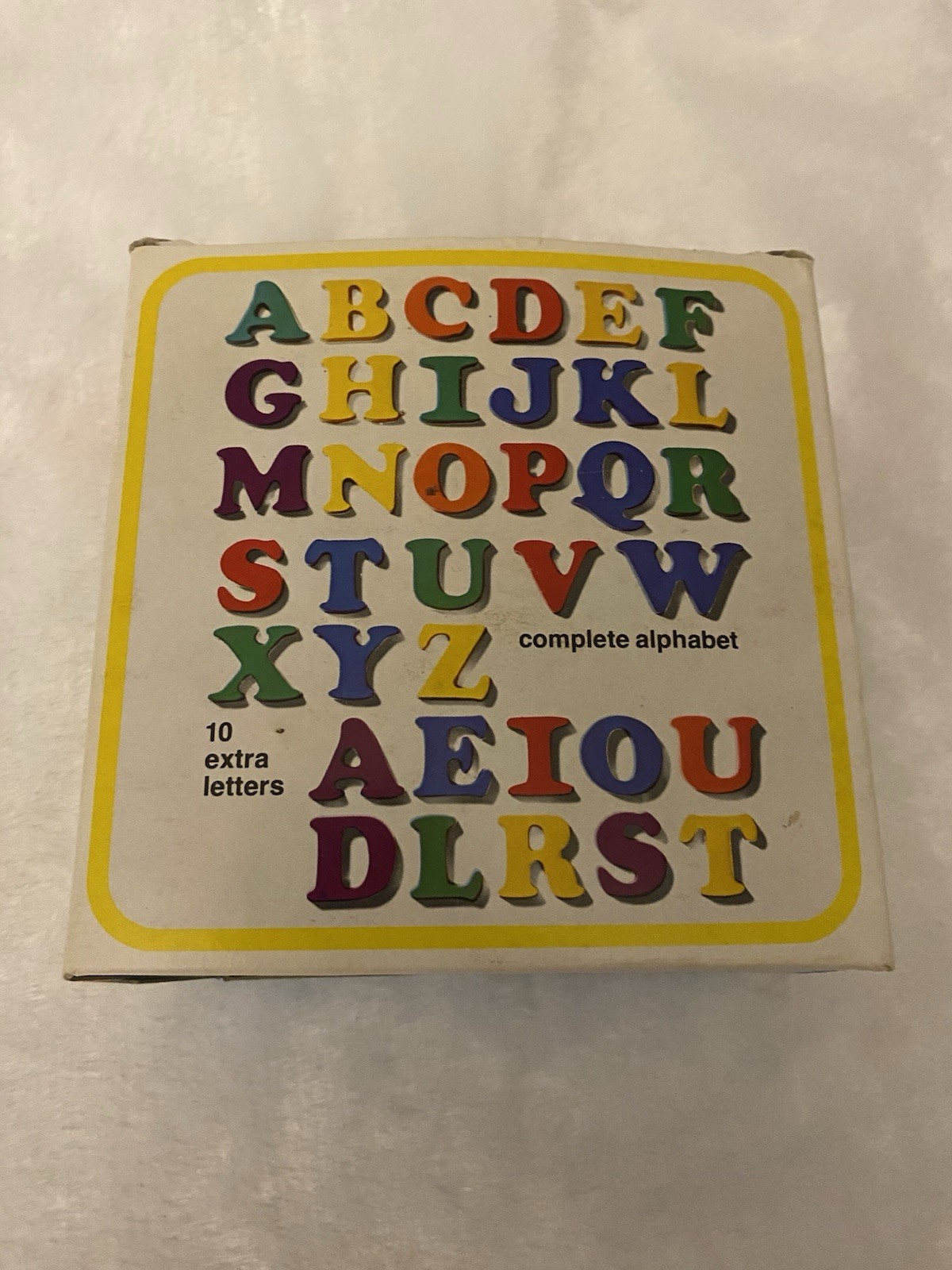Lot Of 36 Magnetic alphabet Magnets Playskool 1980 New