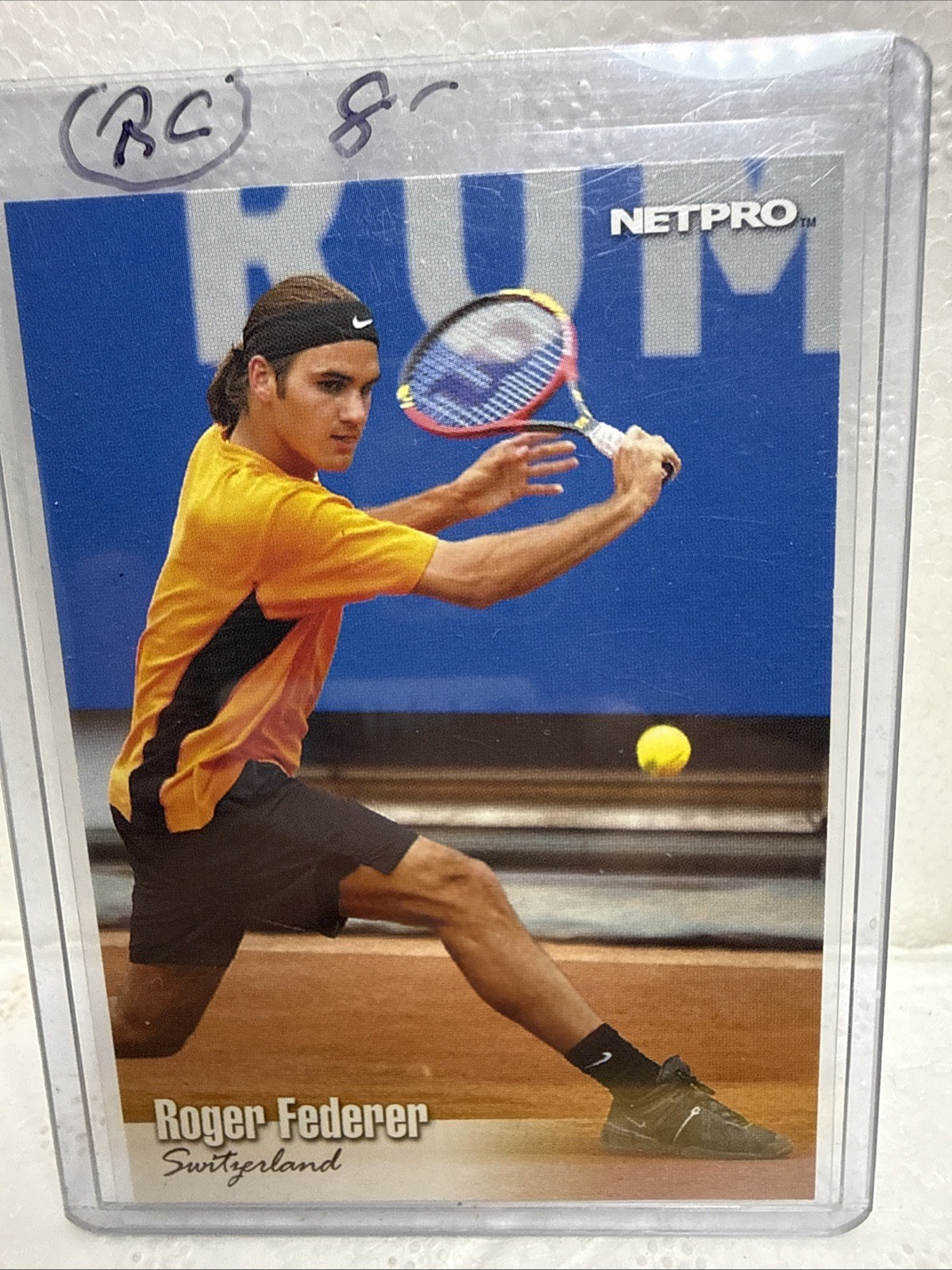Roger Federer RC 2003 NETPRO TENNIS "MINT" ROOKIE CARD #90