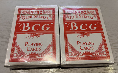 Club Special No.92 Playing Cards 1 Neu und Sealed 1 Neu aber geöffnet