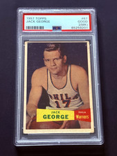 1957 Topps #67 Jack George PSA 6