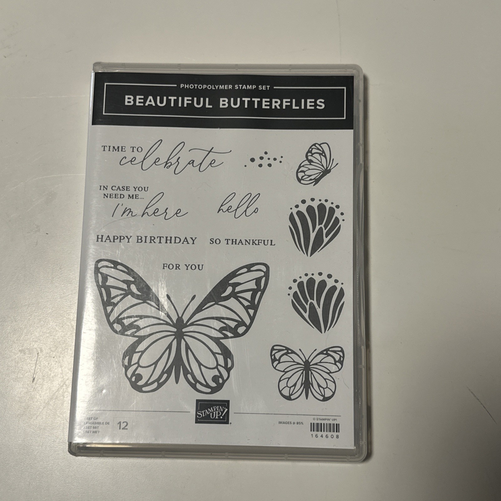 Stampin' Up Beautiful Butterflies Stamp Set RETIRED #164608 New | eBay