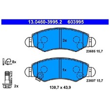 Satz Bremsbeläge 23942753 Bremsklötze vorne für Subaru Justy 3 G3X
