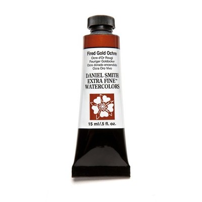 DANIEL SMITH Extra Fine Watercolor 15ml Paint Tube, Fired Gold Ochre