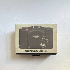 Minox 35 GL Black 35mm Film Camera w/ Black Case Original Packaging