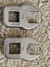 BRITOOL CROWS FOOT SPANNER 3/8" DRIVE X2 AF 7/16" AND 3/8"