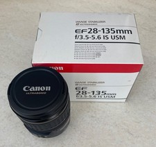 Canon EF 28-135mm f/3.5-5.6 IS USM Zoom Lens Auto Focus with original box