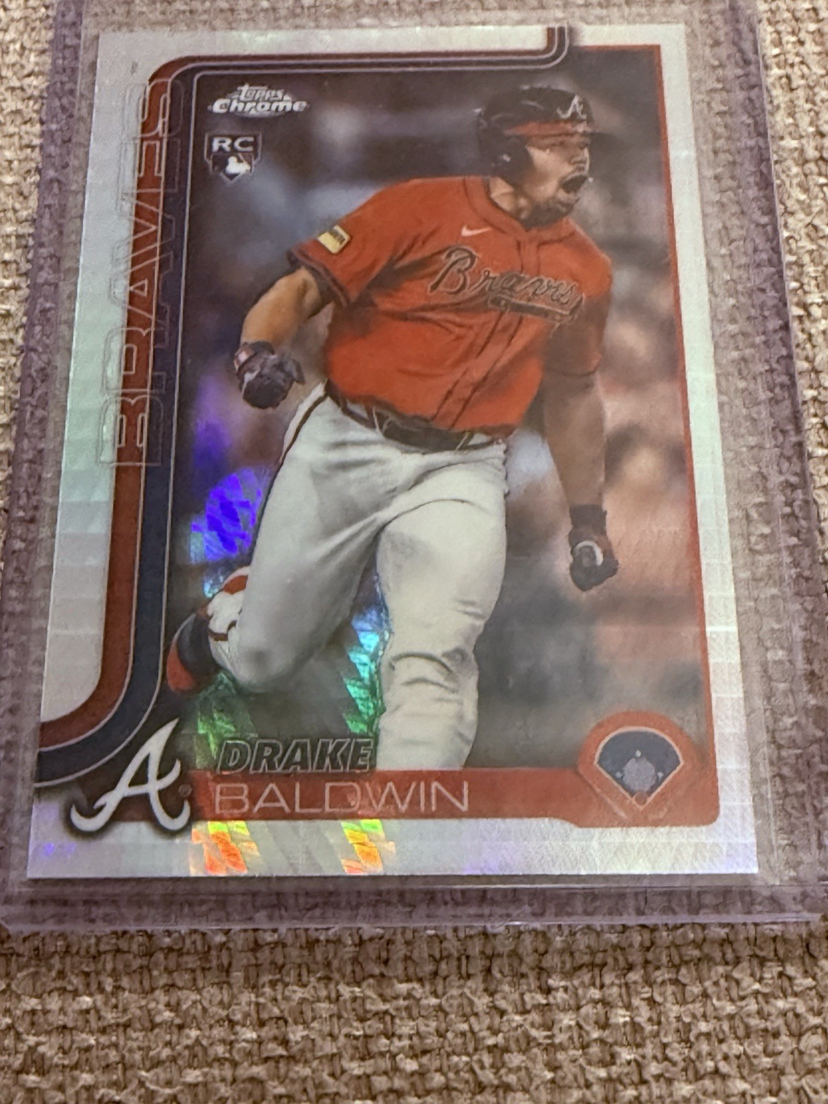 2025 Topps Chrome Update - Prizm Refractor #USC96 Drake Baldwin Rookie RC