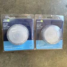 (2) Leviton LED Ceiling Lampholder White 60HZ 10W 120VAC 9850