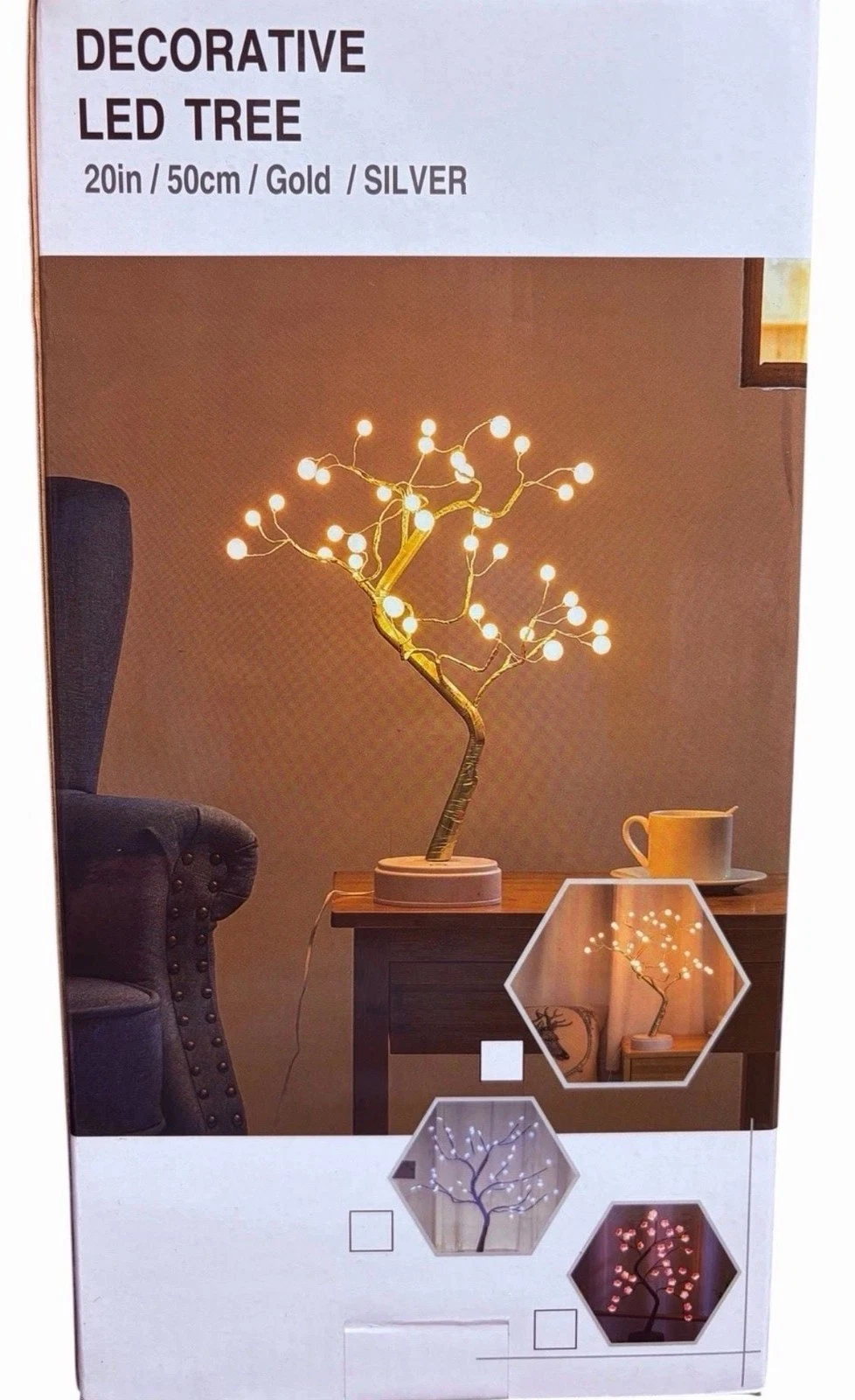 20in Decorative LED Fairy Spirit Tree Lamp with Remote Control