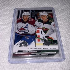 2023-24 Upper Deck Series 1 Checklist Nathan MacKinnon Kirill Kaprizov #200 (m)