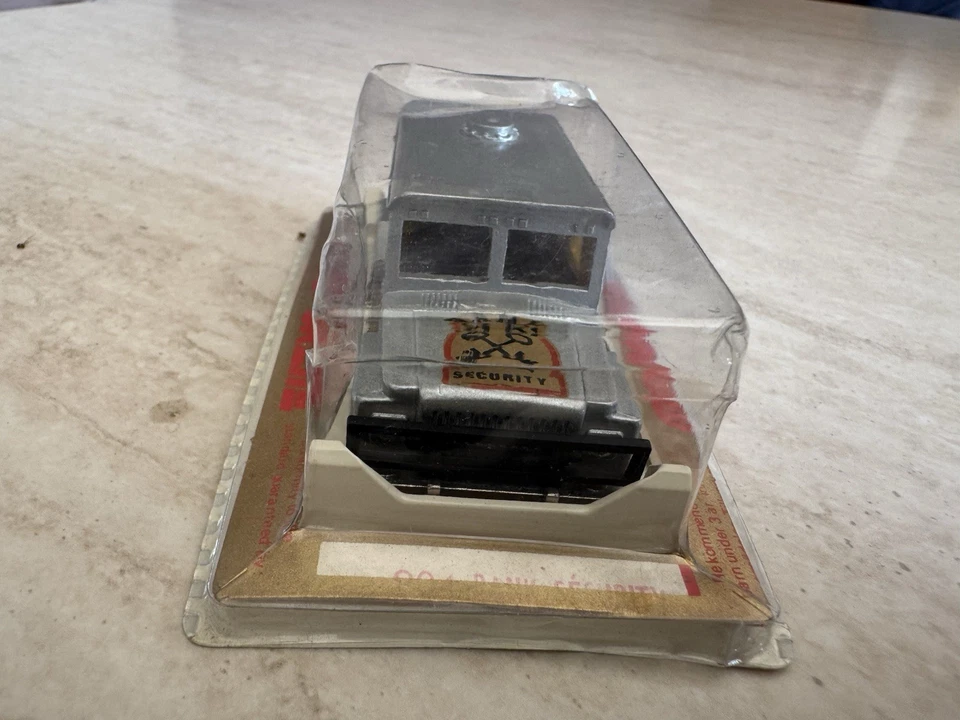 MAJORETTE FURGONE PORTAVALORI BANCA N. 204 MADE IN FRANCE ANNI 80 NUOVA - Immagine 4 di 4