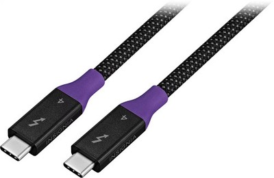 Insignia- 3.28ft (1m) Thunderbolt 4 cable, USB-C to USB-C Cable Supports 8K...