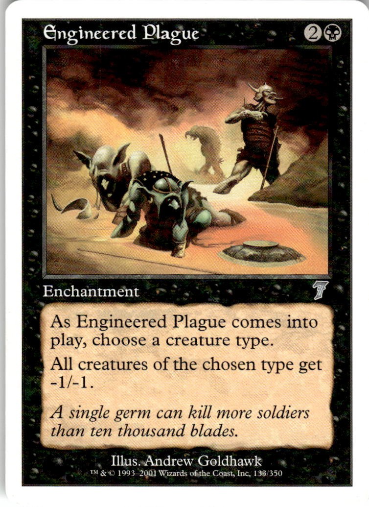 Engineered Plague U 7th Edition 133 NM