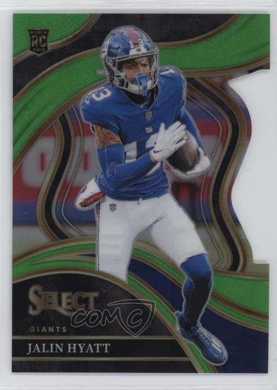 2023 Select Club Level Neon Green Prizm Die-Cut /499 Jalin Hyatt #263 Rookie RC
