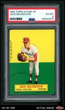 1964 Topps Stand Up Jack Baldschun Phillies SHORT-PRINT PSA 6 - EX/MT