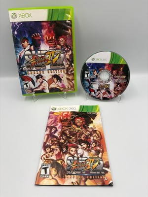 Super Street Fighter IV 4 Arcade Edition Microsoft Xbox 360 CIB w/ Manual Tested