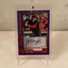 Topps Chrome Austin Hays Austin Hays Autographed Card Serial 252/299 MLB
