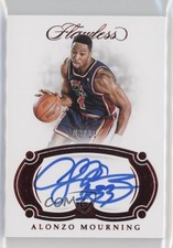 2018-19 Panini Flawless USA Basketball Ruby 3/15 Alonzo Mourning Auto HOF 0c3