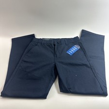 NWT Nautica Boys Youth Size 12 Regular Casual Dress Blues Pants 410 Navy