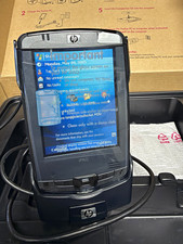 HP iPAQ Pocket PC PDA 240x320 Color LCD Touchscreen w/ Charger Cradle Box