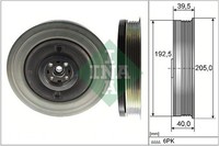 Schaeffler INA 544 0503 10 Riemenscheibe Kurbelwelle FüR Polestar Volvo