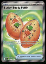 Buddy-Buddy Poffin 167/132 Double Rare Mega Evolution Pokemon Holo Near Mint