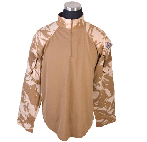 British Army Combat Shirt UBACS Desert Camo Beige Hot Weather Padded