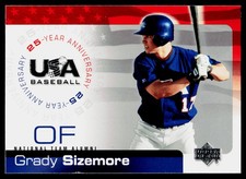 2004 Upper Deck USA 25th Anniv. #USA-166 Grady Sizemore - POOR