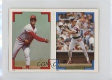 1986 O-Pee-Chee Album Stickers Tim Hulett Mario Soto #136-295 0au4