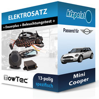 Towtec E-Satz 13Polig Fahrzeugspezifisch Passend für Mini Cooper Incl. Manual