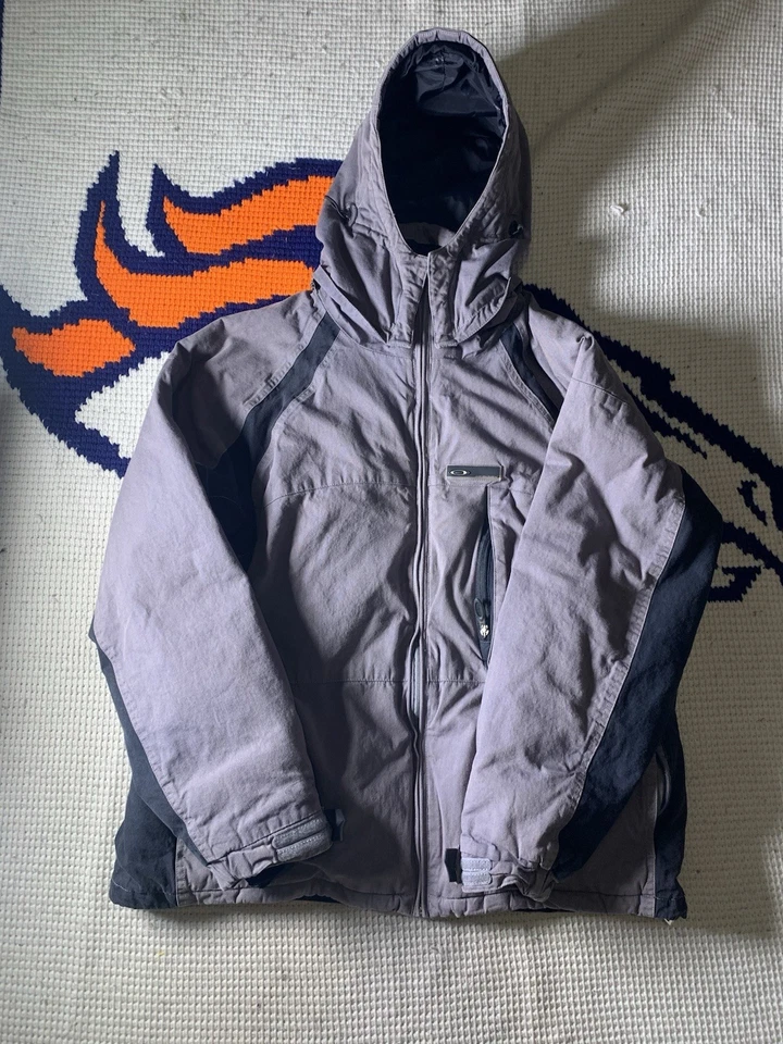 Chaqueta de esquí Oakley Software gris vintage para hombre talla grande!!!!!!! Foto 2 de 4