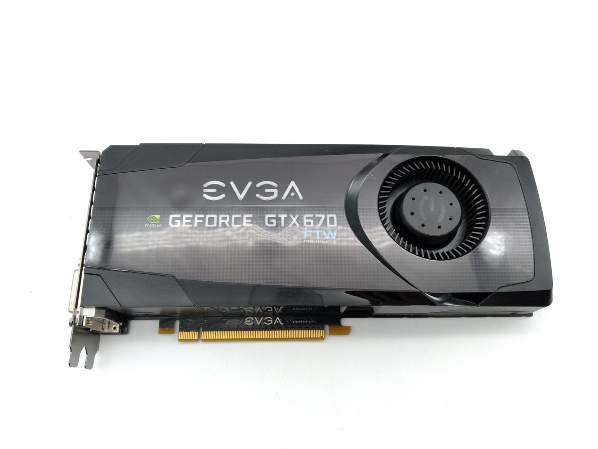 EVGA NVIDIA GEFORCE GTX 670 FTW 2GB GDDR5 PCIe x16 Video Card
