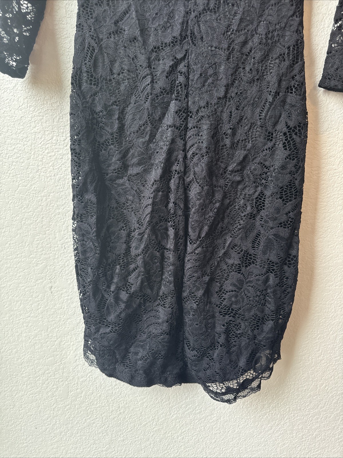 Guess Women’s SZ XS Black Lace Dress Christmas Holiday Party NYE Musician Outfit