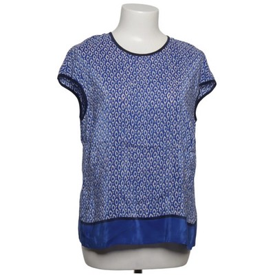 Windsor, Top, Größe: M, Blau/Weiß, Seide/Viskose, Print, Damen #03c