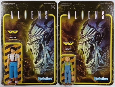 ALIENS Ripley + Newt - Super7 - Reaction - 10 cm / 3 3/4''