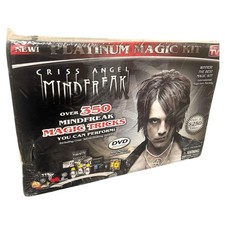 BRAND NEW Criss Angel Mindfreak Platinum Magic Kit Sealed w DVD 350 Tricks read