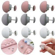 6/12PCS Mushroom  Duvet Cover Bed Sheet Blanket Cushion Fixing Clips Pin Safe