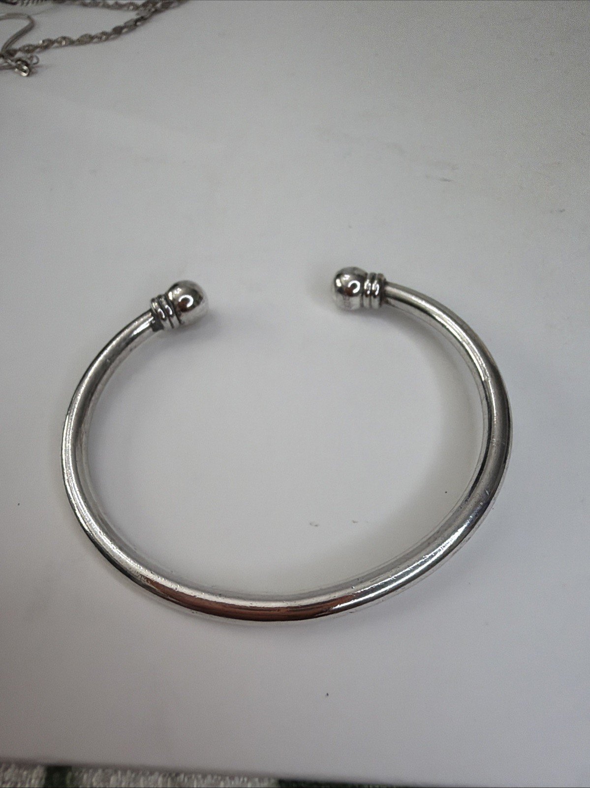 6.25’ Solid Sterling Silver 925 Cuff Bracelet, 21… - image 3