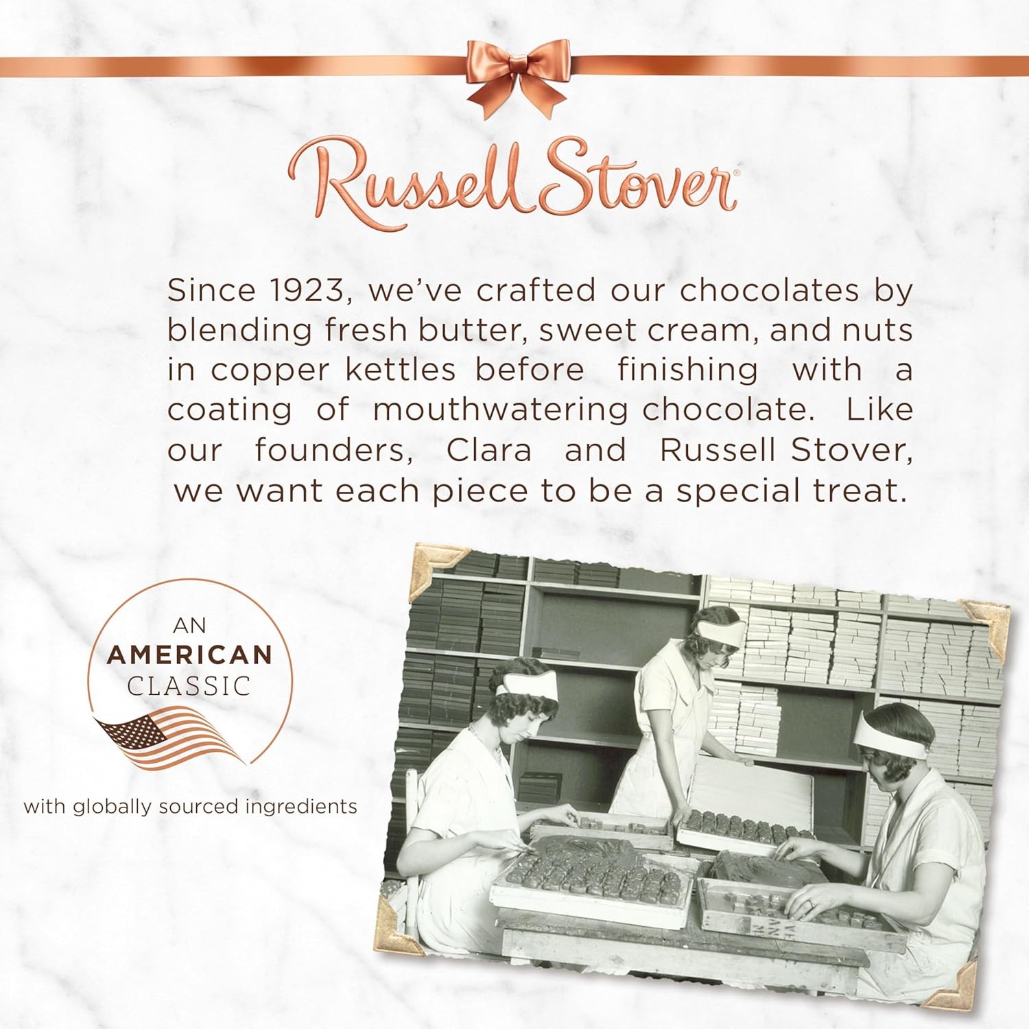 Russell Stover Caramel & Nuts Milk & Dark Chocolate Gift Box 9.4oz Mother’s Day