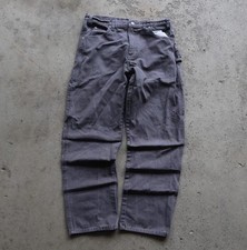 Dickies Carpenter Pants Mens 34x32 Gray Canvas Workwear Utility Pants