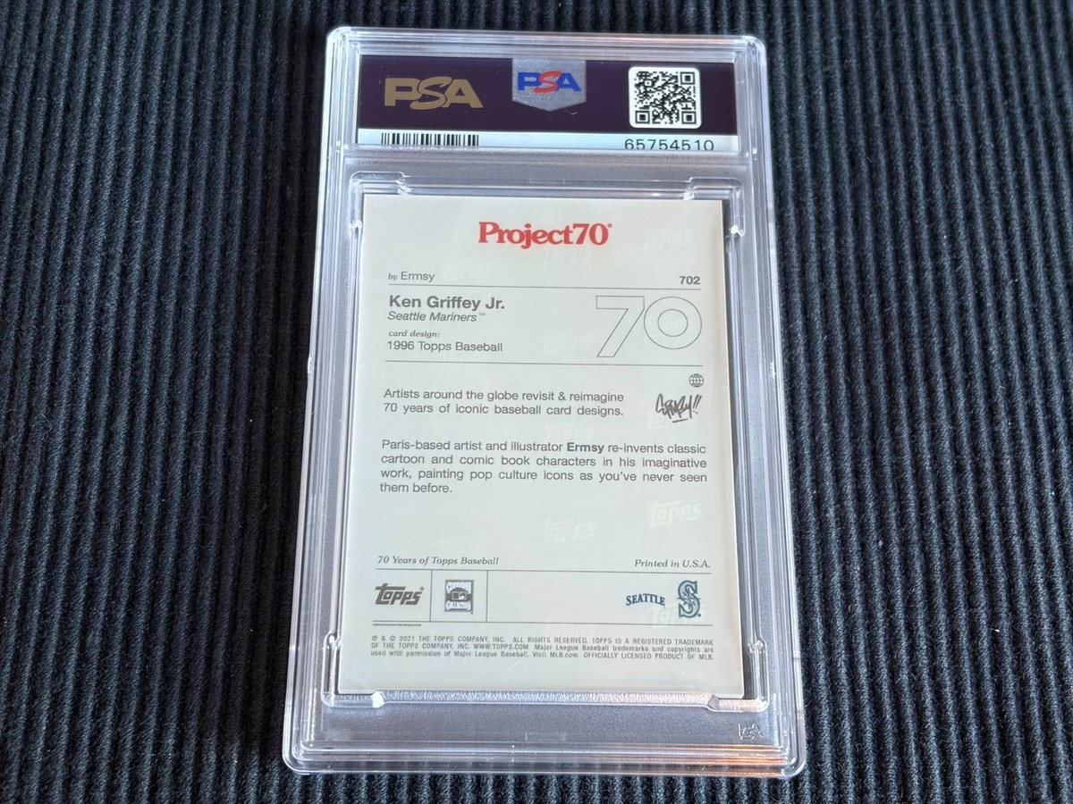 2021 TOPPS PROJECT 70 #702 KEN GRIFFEY JR / ERMSY *PSA 10 GEM MINT