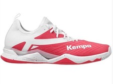 KEMPA WING 2.0 COURT SHOE BIAŁE- Sugerowana cena detaliczna 94,99 £ - Czerwono-białe Uk 7 Nowe Damskie