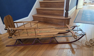 Vintage Lightning Guider Sled Model #123 1/2 mfg. by Standard Novelty Works 