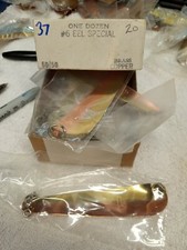 Box 11/37 20 Brass/Copper #6 Eel Specials Salmon Spoons. Lot Of 20.